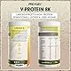 Vegan Protein – ZITRONE KÄSEKUCHEN - V-Protein 8K Blend - unglaublich lecker & cremig - mit Protein aus Sonnenblume, Reis, Erbse, Hanf, Kürbis uvm. - pflanzliches Proteinpulver mit 79% Eiweiß