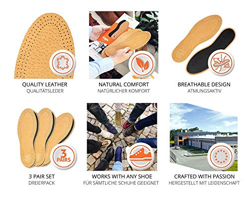 3 Pares Plantillas Kaps Pecari Carbon Cuero miniatura 4