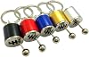 Buffer Motion Car Gear Keychain Six Speed Manual Gear Shifter Knob Metal Keychain