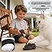 Remote Control Mouse Cat Toy, Realistic RC Interactive Pet Toy with Wireless Controller, Forward and Backward Movement, Gray Plush Electronic Mouse for Cats and Dogs, Funny Pet Teaser for Indoor Cats