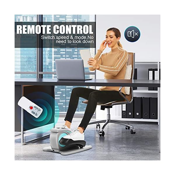 ANCHEER-Under-Desk-Electric-Mini-Elliptical-Machine-Remote-Control-Portable-Exercise-Elliptical-Trainer-with-Large-Pedal-LCD-Monitor-Compact-Trainer-for-Home-Office-Gym ANCHEER Under Desk Elliptical Machine, Leg Exercise Pro Machine Pedal Exerciser for Seniors as Seen on TV Portable Leg Exerciser While Sitting with Massage Pedal/LCD Monitor/Remote Control