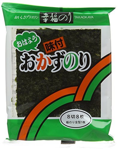 Takaokaya Ajitsuke Ohayo Nori Seaweed Snack- Pack of 8 | Amazon.com.br