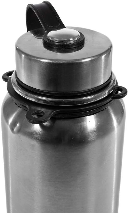 West Coast Paracord 3 Hole Safety Water Bottle Ring – Black – Transform into a Water Bottle Sling, Holder, or Handle