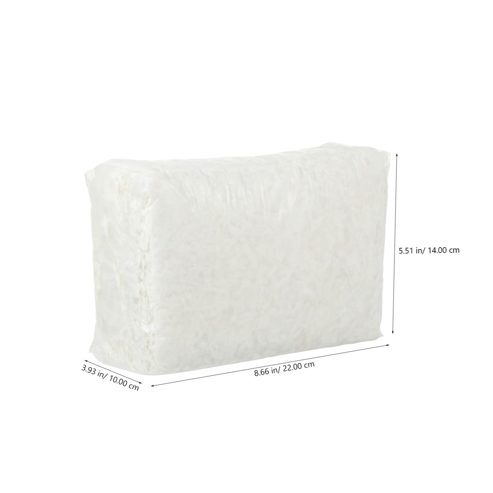 Saugfähige Papier Einstreu für Kleintiere, 1 Packung, Weiß