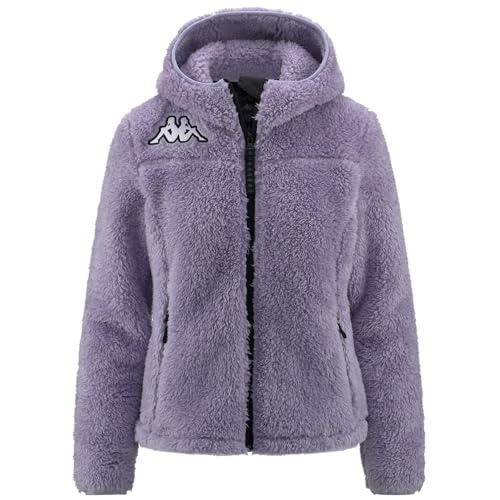 Kappa - Felpa Da Sci Neve Invernale In Pile Donna Viola Modello: 6CENTO 645S In Poliestere Taglia: M