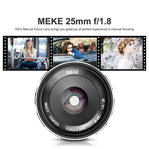 Meike 25mm F1.8 Wide Angle Lens