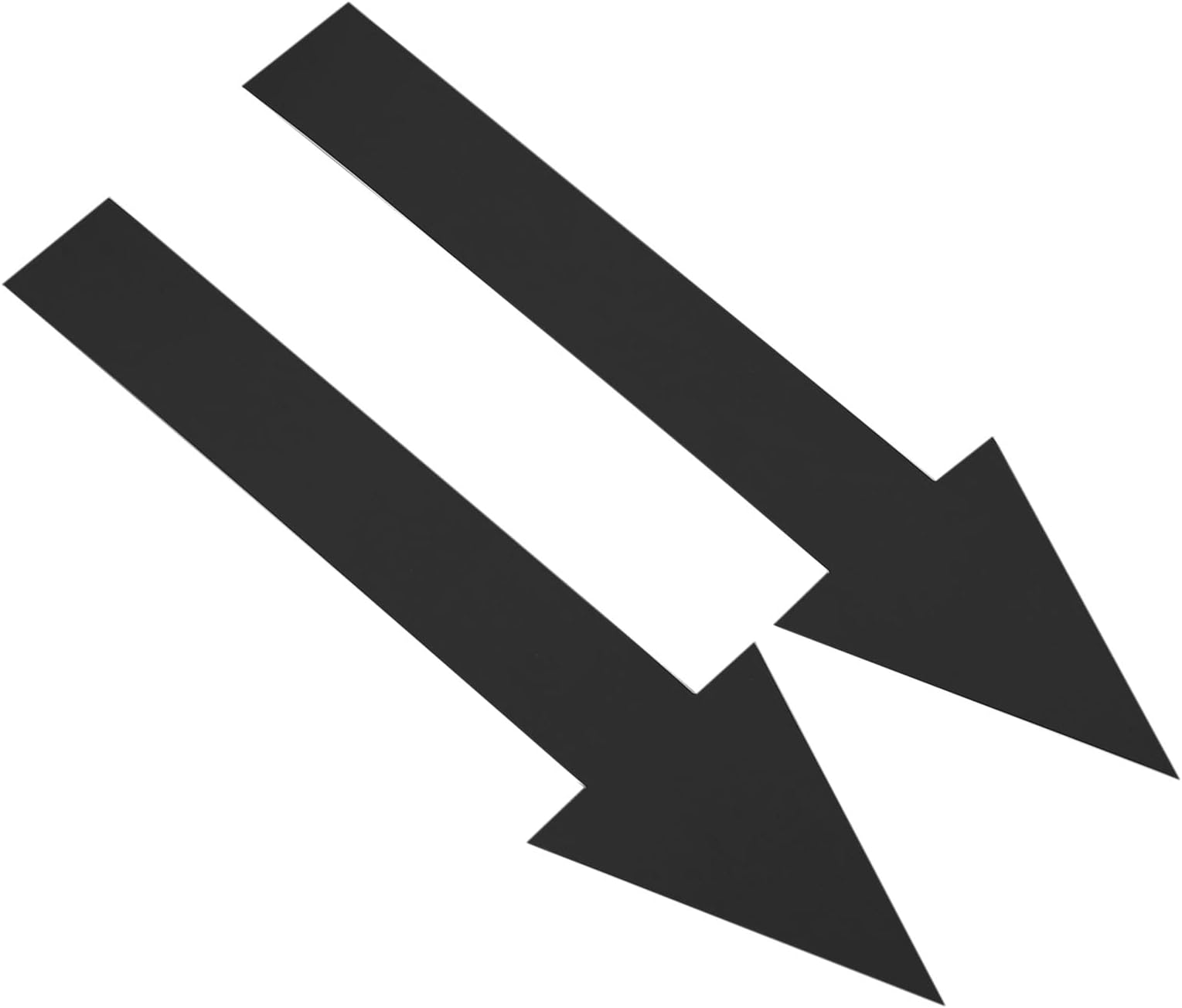 PATIKIL 8"x2" Arrow Sticker, 10 Pack PVC Removable Self