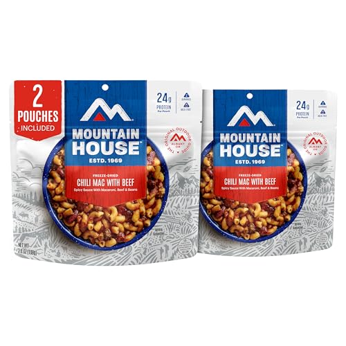 Image of Mountain House Freeze-Dried Dinner Entree | Backpacking Meals for Camping and Hiking, 4 Servings, 30-Year Shelf-Life, 2-Pack
