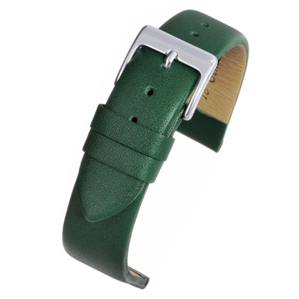 Pure Swiss 20mm Leather Watch Strap With Stainless Steel Pins And Tool. Colour Green (B0D9P16D8F) Amazon Price History, Amazon Price Tracker
