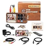 VHS to Digital Converter Kit - Video to Digital Recorder Compatible with VHS Tape, VCR, DVR, DVD, Hi8, Mini DV Player, Camcorder, 8mm Cassette Deck, Convert Analog - RVT Digitizer 3.0 w/ 32GB USB