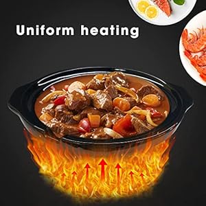 Sunvivi Dual Pot Slow Cooker, 2 Pot Small Mini Crock Buffet Server and Warmer, Upgraded Oval Ceramic Double Pot Buffet Food Warmer Adjustable Temp Glass Lid, Total 2.5 Quarts Sunvivi Dual Pot Slow Cooker 2 Pot Small Mini Crock Buffet Server and Warmer Upgraded Oval Ceramic Double Pot Buffet Food Warmer Adjustable Temp Glass Lid Total 25 Quarts