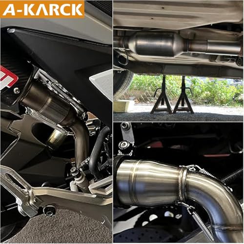 A-KARCK Exhaust Adapter Connector 2.5\" OD to 4\" OD, Exhaust Pipe Reducer 4\" Overall Length Stainless Steel - Thumbnail 5