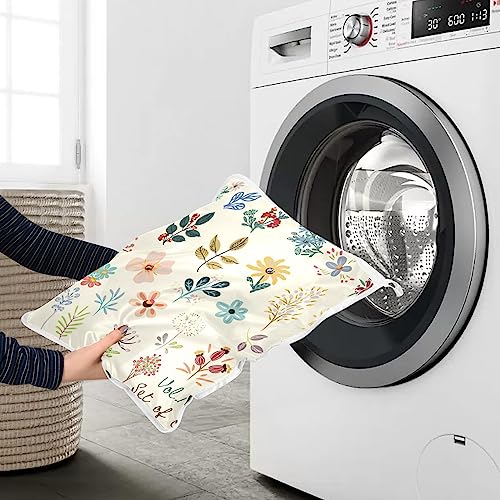 Emelivor G312593263P600C640S1307 Cute Floral Laundry Bags Mesh Wash Bags Set Of 2 Delicates Bag thumb #3