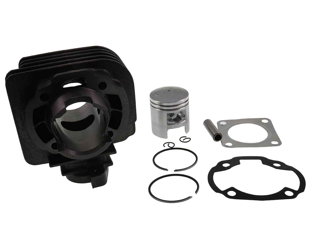 VANEZ kit cilindro Morini AC 50ccm compatible con Suzuki Katana, Malaguti Crosser, Italjet Formula, Derbi Vamos