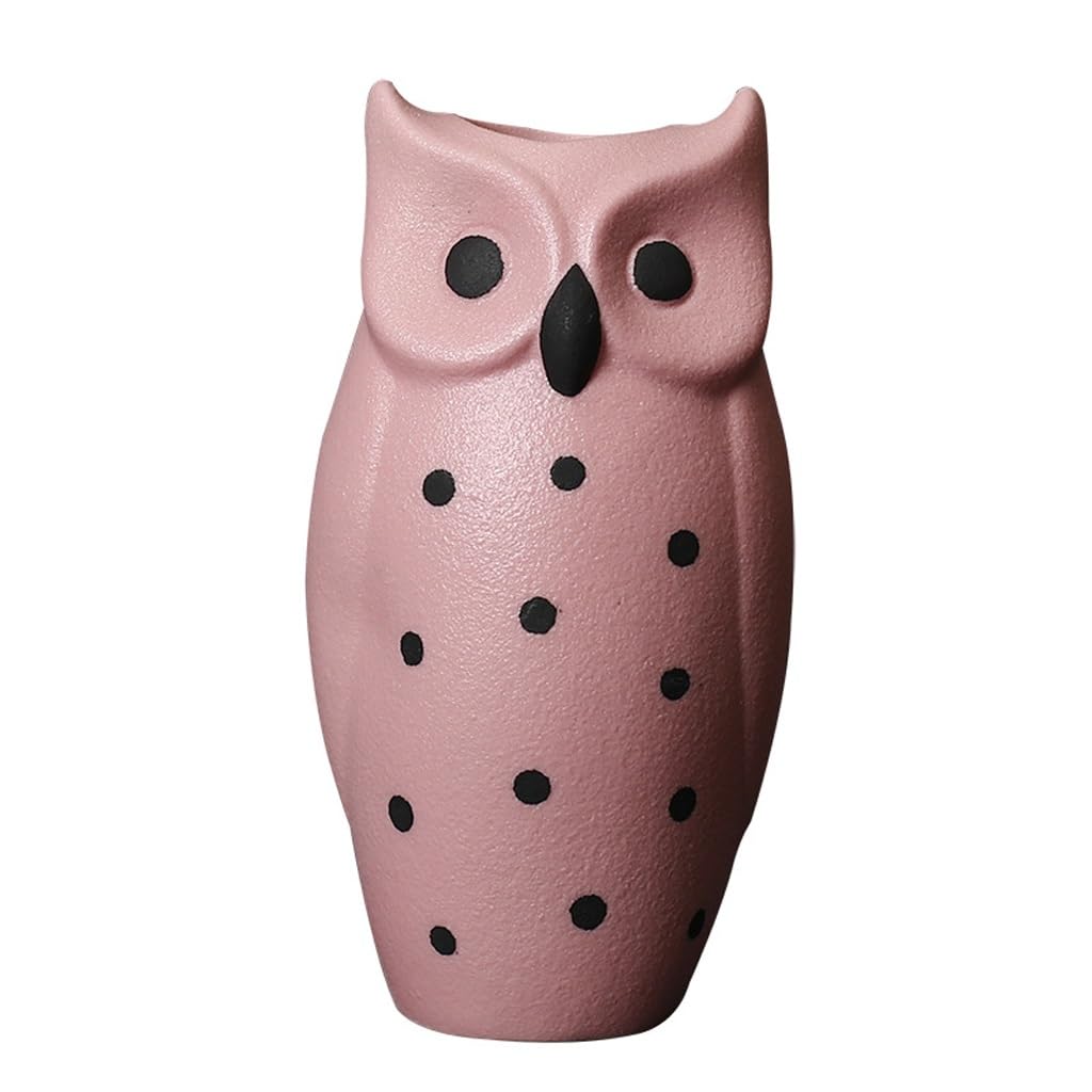 GELASIGE Flower Pots Light Luxury Starry Flower Pot, Creative Owl Flower Pot, Living Room Flower Arrangement, Home Decoration Outdoor Flower Pots(C)