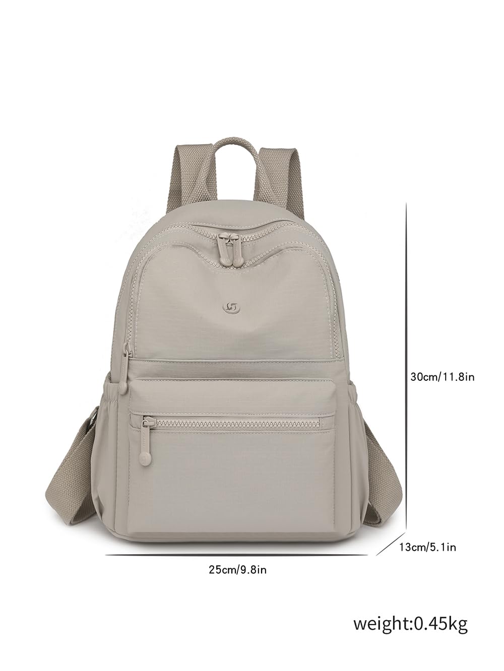 Rucksack Damen Wasserdicht Nylon Damenrucksack Casual Daypack Frauen Elegant Schultertasche Cityrucksack Reiserucksack für Reisen Schule Arbeit