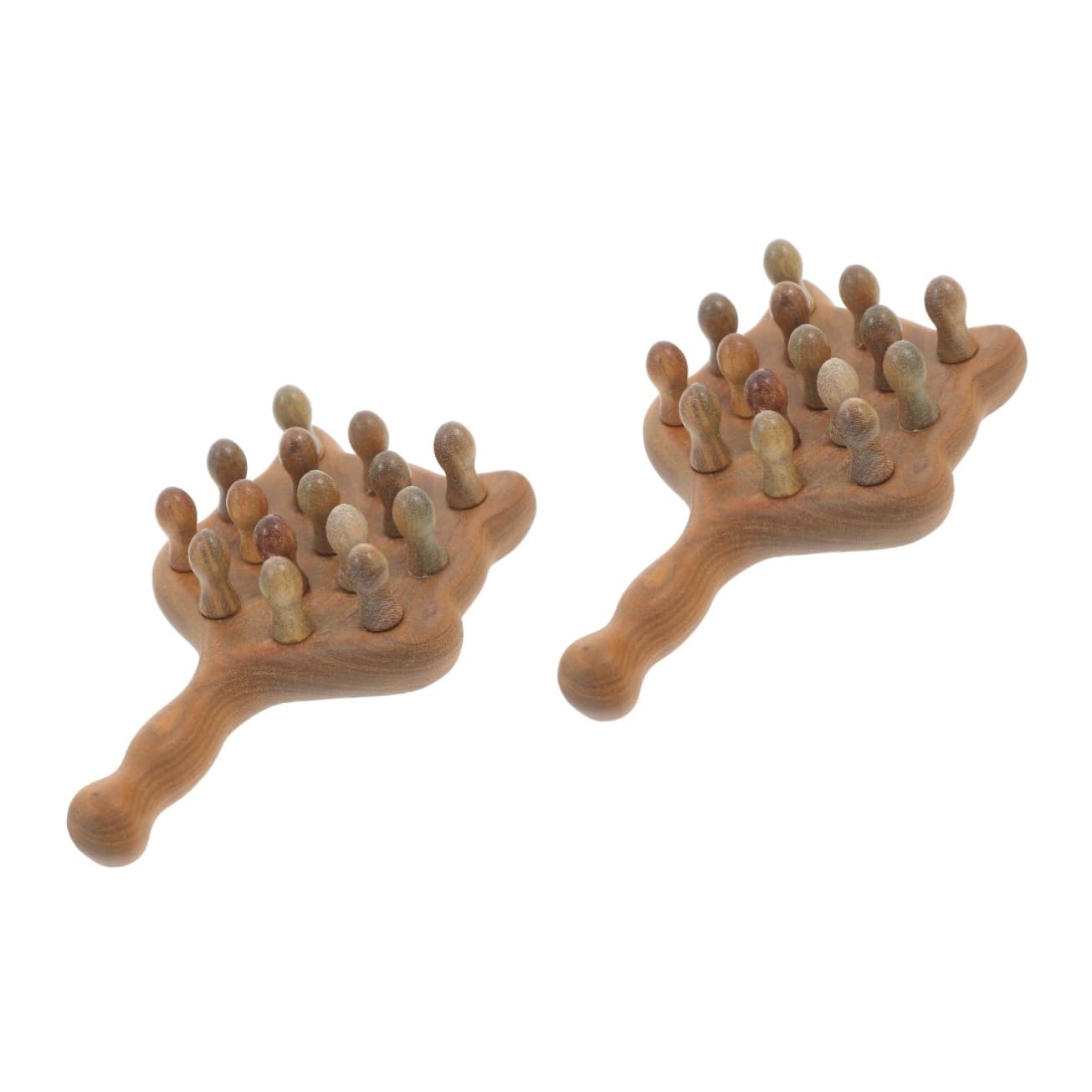 2 Piezas De Masajeador Corporal Herramientas Para Masaje De Cabeza Cepillo Para El Cabello Peine De Anchos Masajeador De Cuero Cabelludo Para Ducha Peine De Masaje