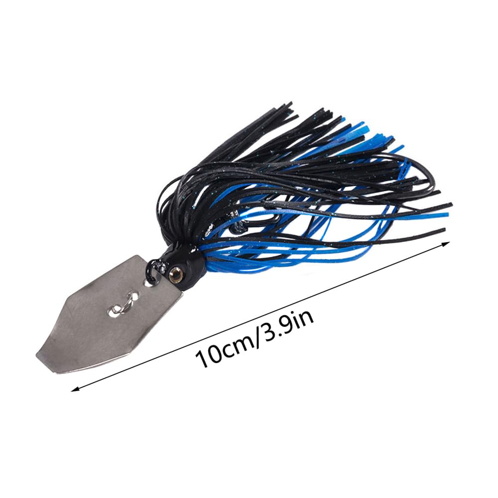 Leeko Lot De 6 Leurre Artificiels 11 G/pièce - Jig Spinner - Crankbait Casting Platines - Cuillères Spinnerbait