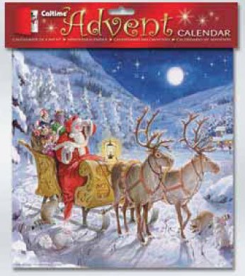 SANTA DELIVERS PRESENTS ADVENT CALENDAR