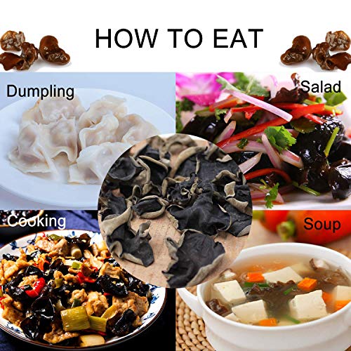 Dol Dried Black Fungus Shredded Dried Wood Ear Mushroom 黑木耳 16 Ounce #TOP4