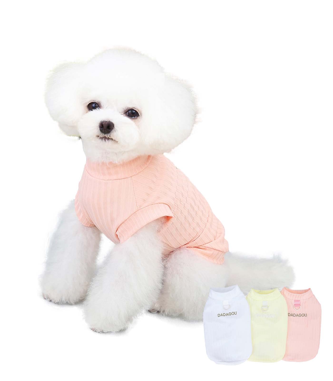 Amazon | PetGround 犬服 春夏 かわいい シャツ タンクトップ 小型犬 