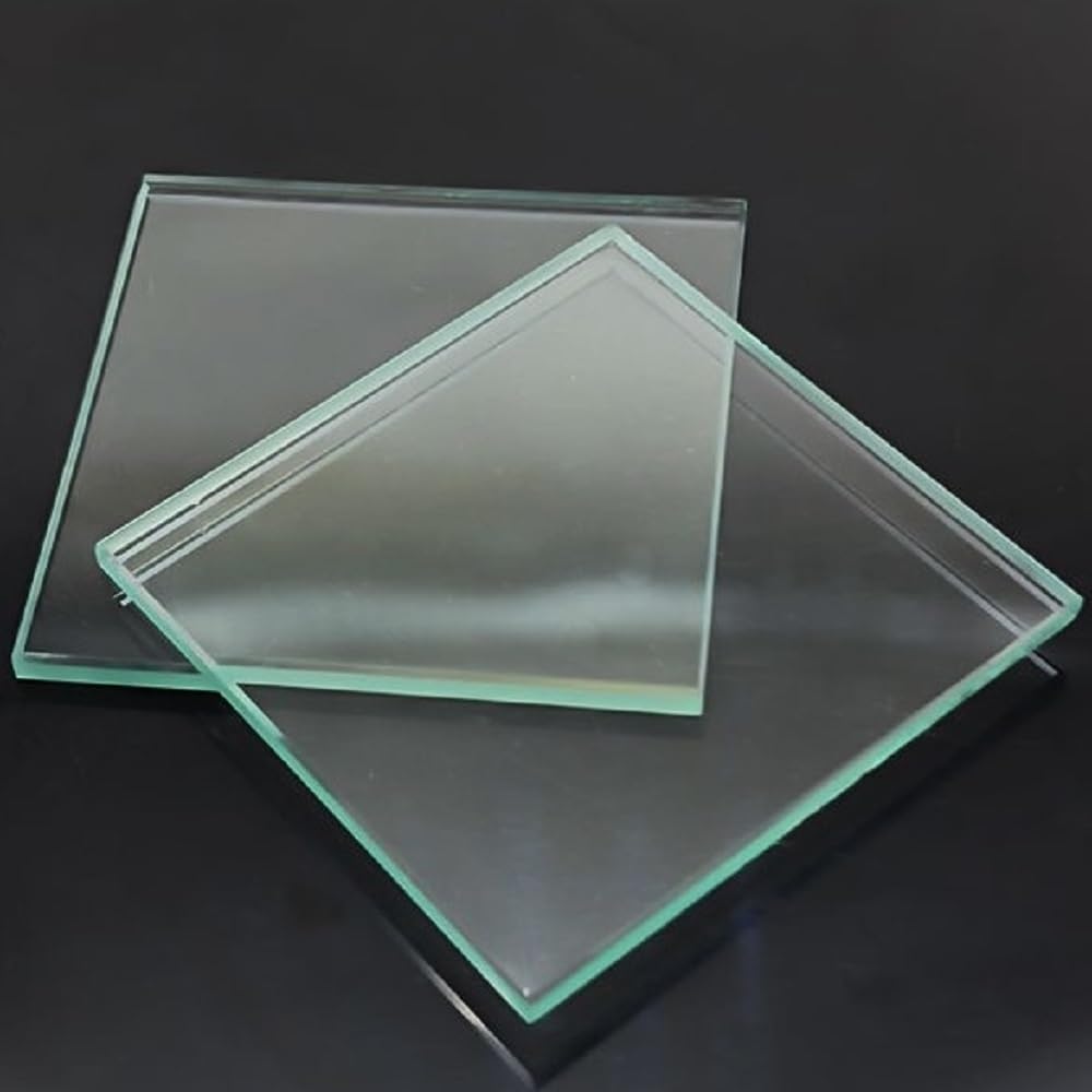 Glass Panel Flat Bottom Mineral Pigment Grinding Palette, Suitable for DIY Oil Painting, Watercolor,Tempera, Artist's Paint Grinding (7.8x7.8in)