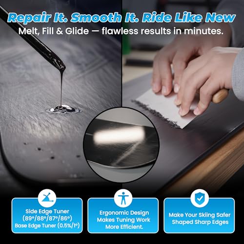 image for AquaJoyer Professional Ski & Snowboard Wax Kit - All-in-One Basic Waxi