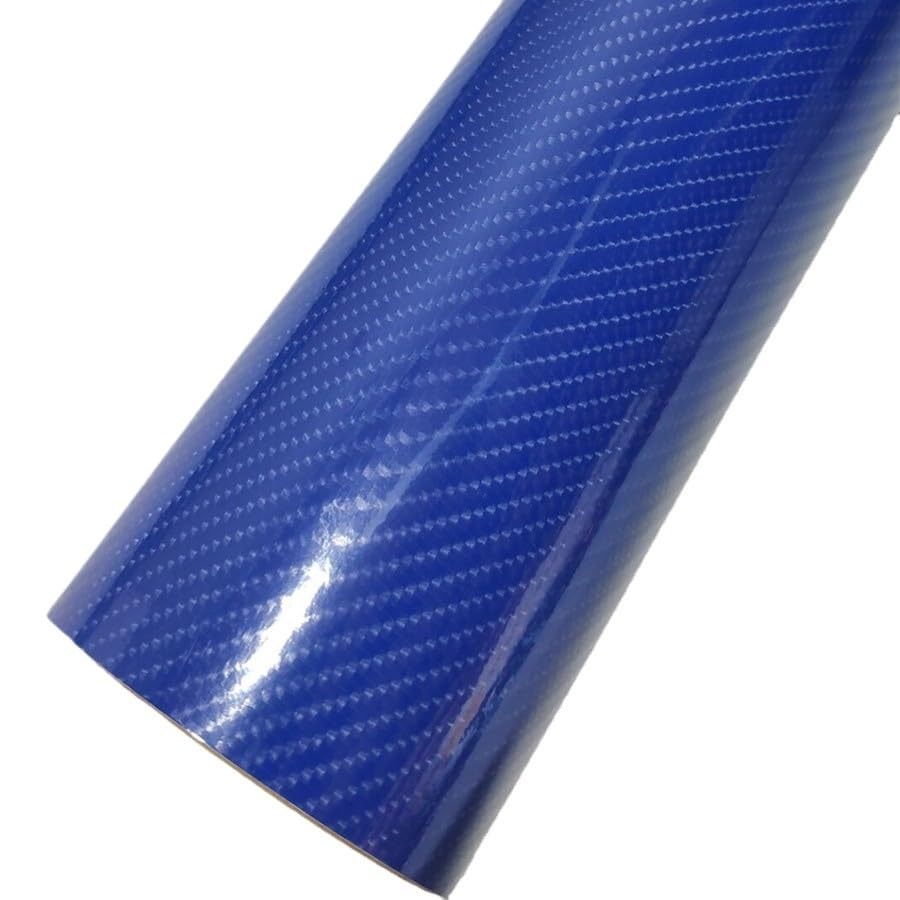 Vinilo para coche de fibra de carbono 5D plateado 20x152 cm para molduras 4
