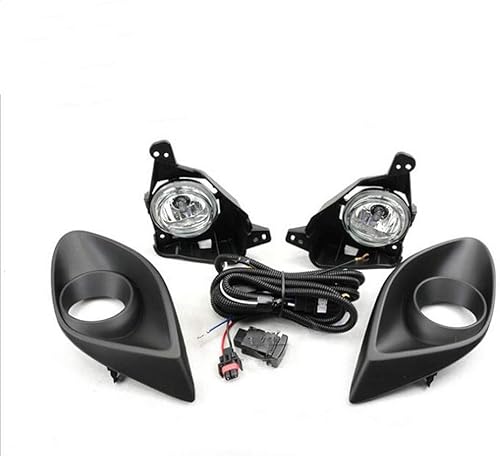 Miniatura 3 de Auto-Tech - Lámparas antiniebla transparentes de repuesto para Mazda 2 M2 2010-2014 Kit de montaje de faros antiniebla delanteros (un par)