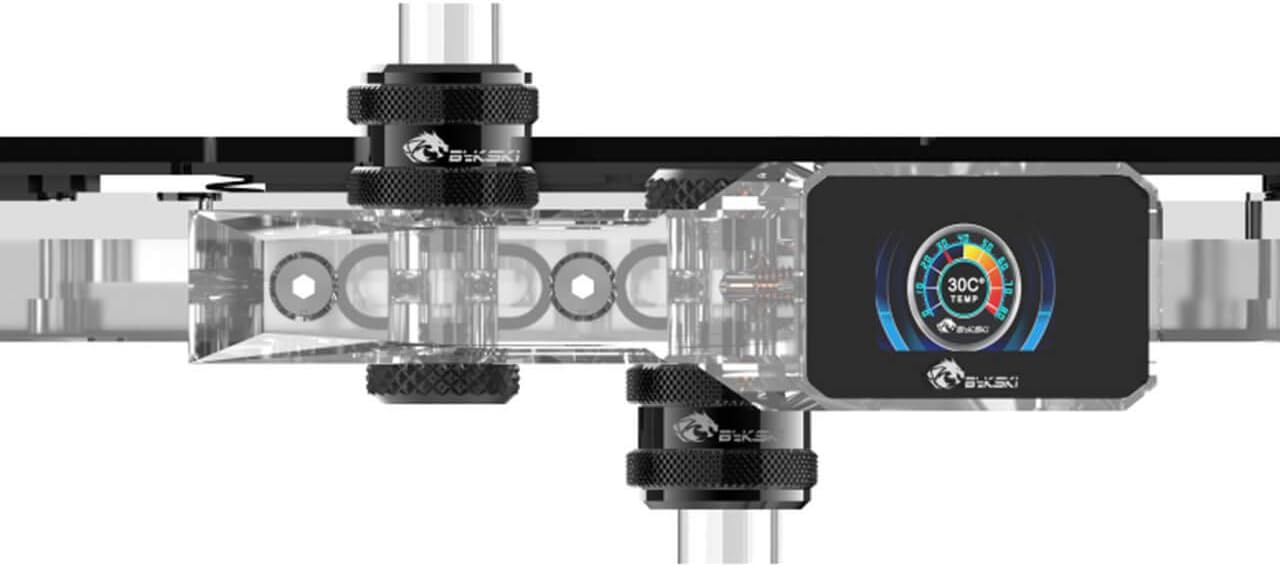 Bykski GPU Block Digital Display Module (B-VGA-SC-X) - Clear