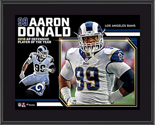 Aaron Donald Los Angeles Rams 2018 Defensive Player of the Year 10.5" x 13" Sublimated Plaque - NFL Player Plaques and Collages Aaron Donald Los Angeles Rams 2018 Defensive Player of the Year 10.5" x 13" Sublimated Plaque - NFL Player Plaques and Collages