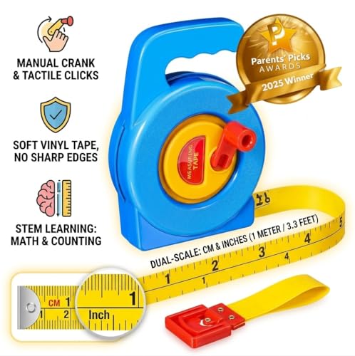 Cinta métrica retráctil blanda de 1 m dual para niños miniatura 5
