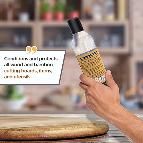 Bambüsi BAM-BMO Food Grade Mineral Oil For Wood Cutting Board - 8Oz Cutting Board Oil, Butcher Block Oil thumb #6