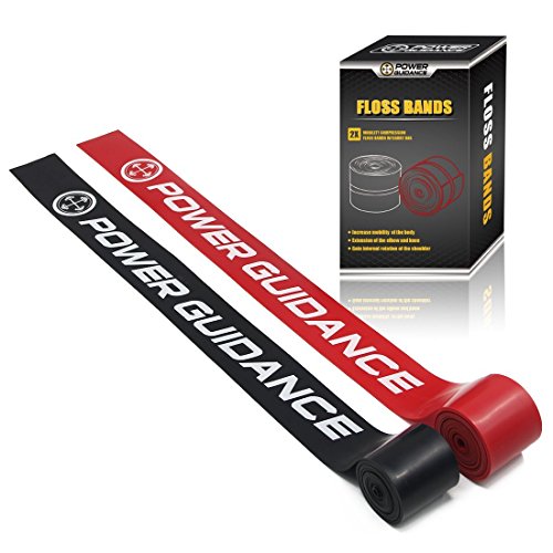 POWER GUIDANCE - POWER GUIDANCE Floss Bands(2 Pack) - Compression Bands - Mobility & Recovery Bands - for Improving Movement, Warming Muscles, Increasing Circulation & Reducing Soreness - -10%
