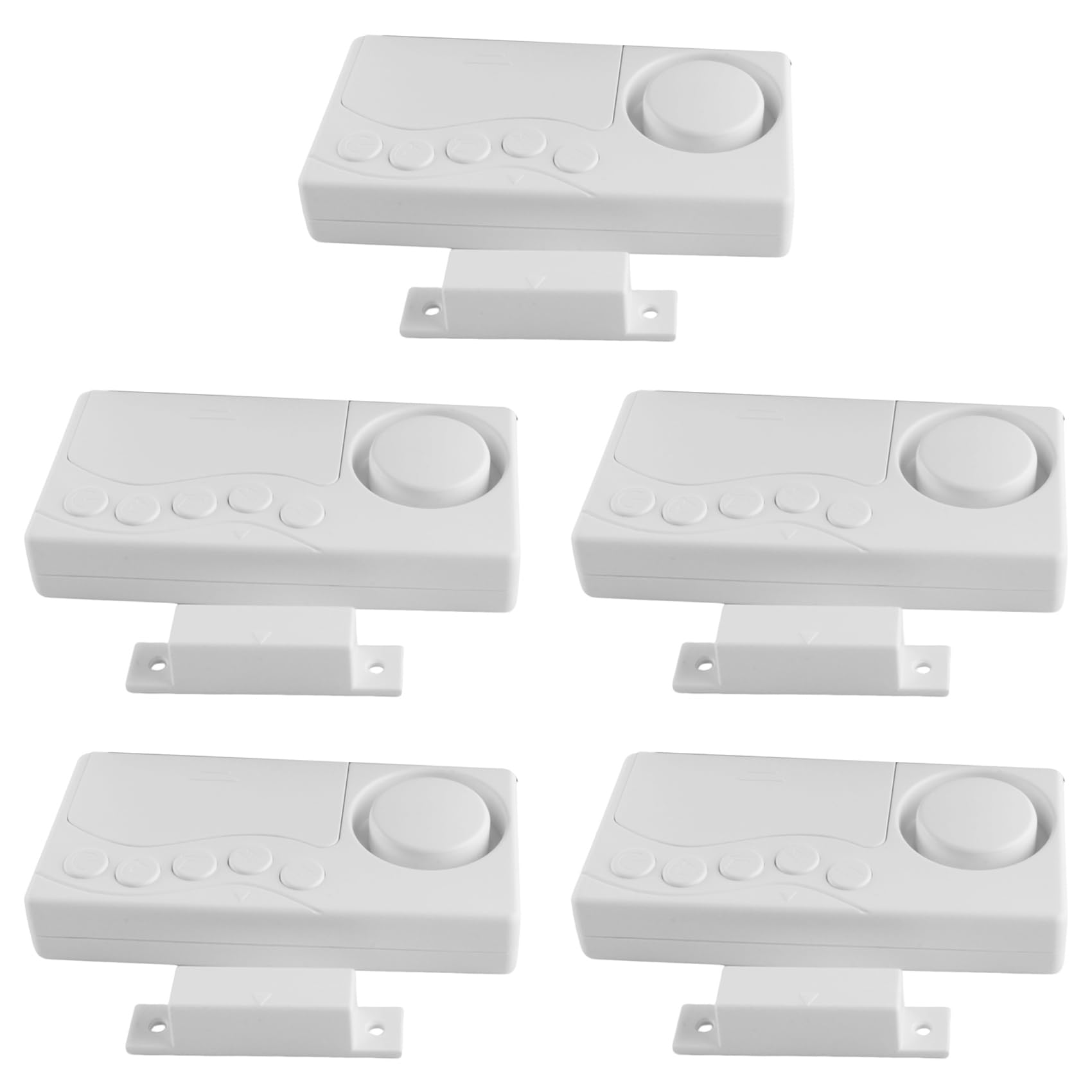 Jnchdghwa White 5X Door Opening Sensor Wireless Time Delay Door Alarm Door Sensor Door And Window Security Alarm Home Security