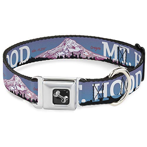 Collier de chien en os Buckle Down Oregon imprimé haut de gamme - 2