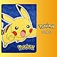 Pokémon Decke, Design: Pikachu, Decke für Sofa, Bett, Fleecedecke, weich und warm, Geschenk für Kinder und Jugendliche, 100 x 150 cm
