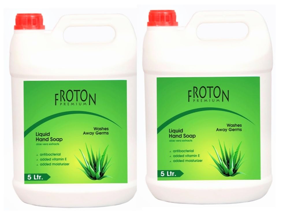 Image of Organic pH-Balance Moisturizing Aloevera Liquid Hand Wash with Refreshing Fragrance, Complete Protection for Soft & Gentle Hands (Aloevera 5 ltr (Pack of 2))