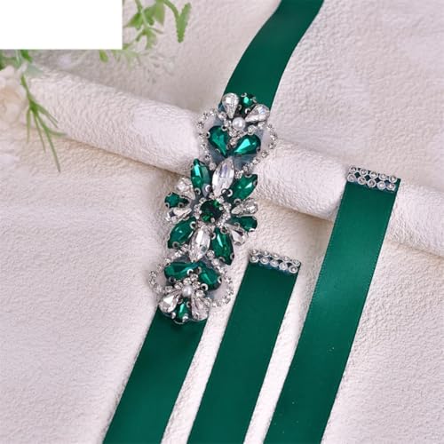 Rhinestones Belt Women's Bridal Wedding Belt For Evening Gown Graduation Party Dress Accessories4