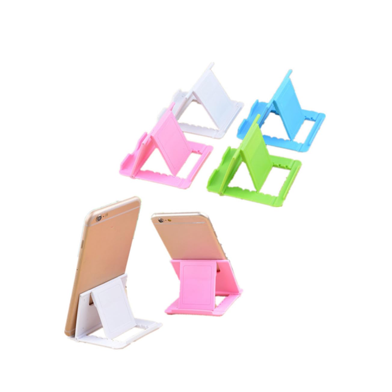 DOITOOL Desk Phone Holder Multi-Angle Adjustment Stand for Tablets E-Readers Random Color