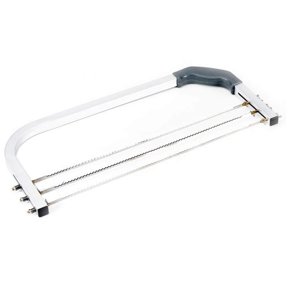 Levelatore per torte, in acciaio inox 304, 3 lame regolabili a strati, affettatrice per torte fai da te, accessori per la cottura della cucina, utensili per torte e pasticceria, per la preparazione