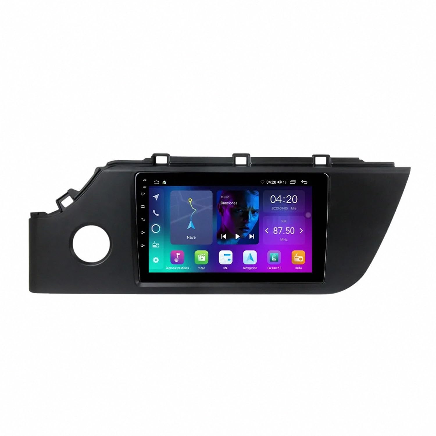 Navigatore Auto Navigazione Gps 2 Din per Kia Rio 4 IV FB 2020-2021 Wireless Carplay Android Auto Stereo Bluetooth Ips con Pantalla Táctil con Gps, 8 Nucleo 6G+128G