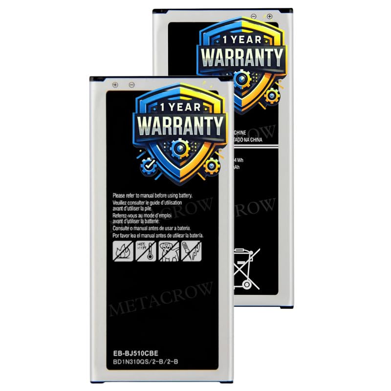 Image of Original EB-BJ510CBE Battery Compatible for Samsung Galaxy J5 (2016) (SM-J510F) - (3100mAh) - 1 Year Warranty JK1