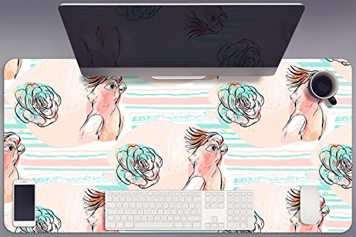 Sous-main bureau vinyle 90x45cm pour protéger votre table des rayures de souris