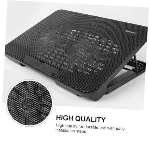 Base refrigerante USB para laptops con ventiladores miniatura 7