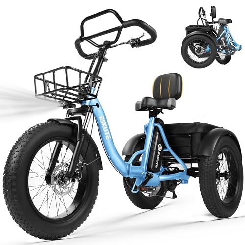 ESKUTE T300 Pro Electric Trike for Adults, 998.4Wh