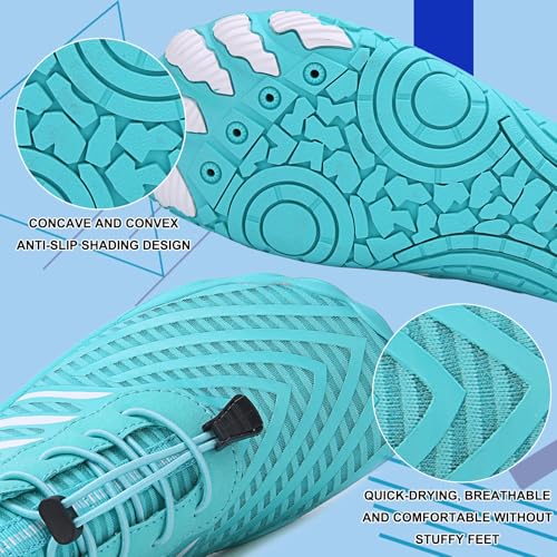 Image of Hike Barefoot Shoes Womens Men,Unisex Barefoot Water Shoes Breathable, Anti-Slip Hiking Footwear for Athletic Wide Toe Shoe Footwear for Hiking, Walking, Running, Yoga, and Water Sports
