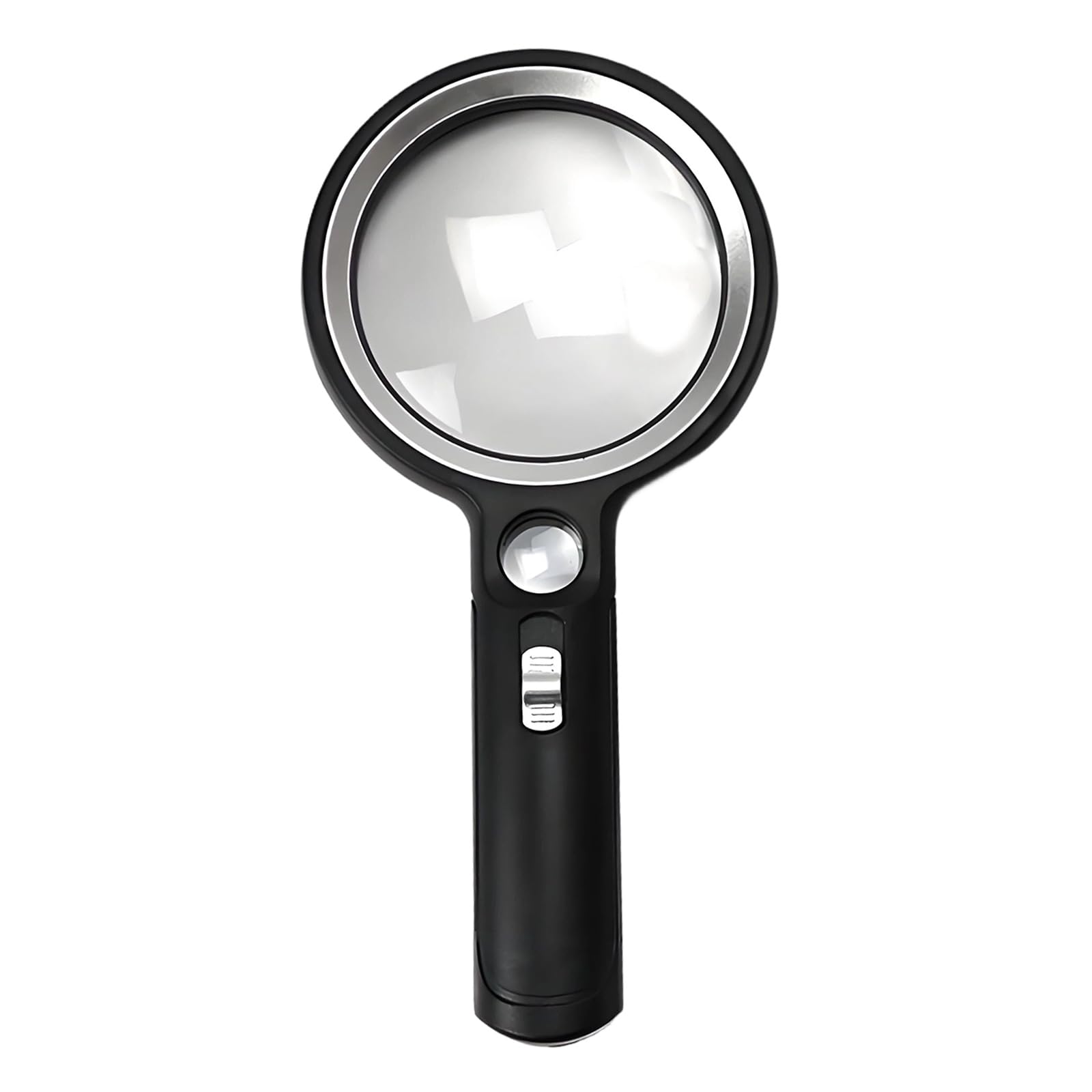 10X / 20X / 45X Magnifier Lens with LED Light Loupe for Inspection Jewelry Stamps Handheld Magnifier Lens Enlarger