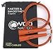 WOD Nation Speed Jump Rope - Blazing Fast Rope for Endurance training for Sports like Cross Fitness, Boxing, MMA, Martial Arts or Just Staying Fit - Fully Adjustable to Fit Men, Women and Children - ORANGE