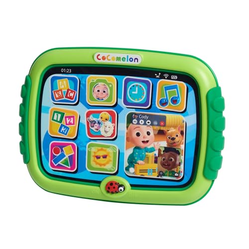 Image of CoComelon Learning Tablet, 60+ Learning Phrases, Sing-Along to the inchThe Alphabet Song inch, Kids Toys for Ages 18 Month by Just Play